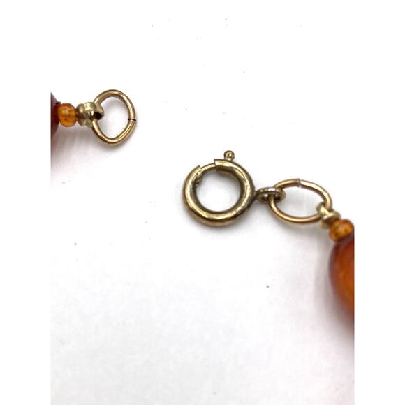 SARAH Coventry Jewelry Set Necklace Bracelet Lucite Beaded Vintage Plastic - Picture 4 of 16